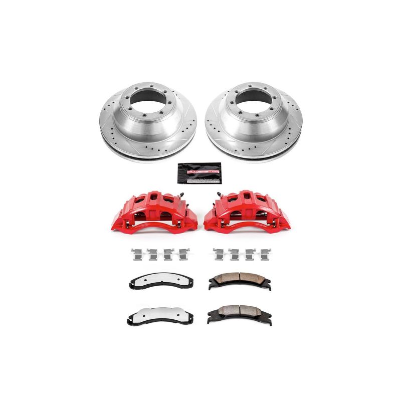Power Stop KC4719 36 fits Ford E-350 Super Duty Rear Z36 Truck & Tow Kit w/Cals