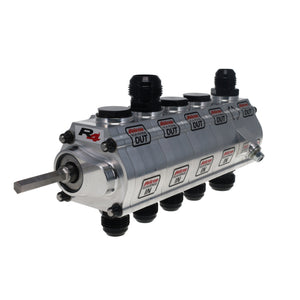 Peterson Fluid Systems 04-5064-HEX R4 5-Stage Oil Pump - Left Side Mount - Dr Rear Drive w/ Hex