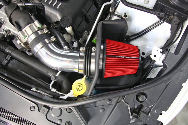 Spectre 9039 12-18 fits Jeep Grand Cherokee V8-6.4L F/I Air Intake Kit - Polished w/Red Filter