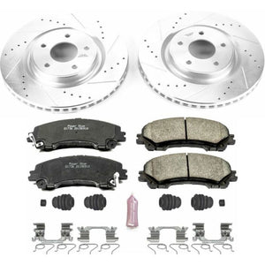 PowerStop K7034 fits Nissan 14-19 Rogue Front Z23 Evolution Sport Brake Kit