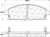Stoptech 308.06911 Street Brake Pads