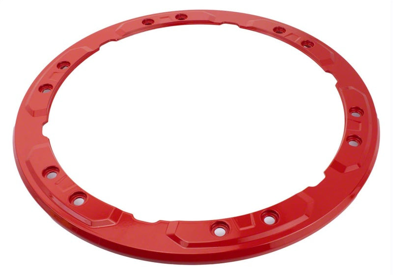 fits Ford 21-22 Racing M-1021-BLR Bronco Bead Lock Trim Ring - Red