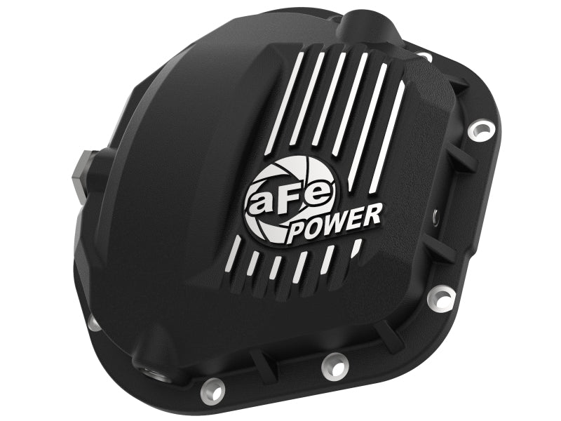 AFE 46-71100B ries Dana 60 Front Differential Cover Black w/ Machined Fins 17-2