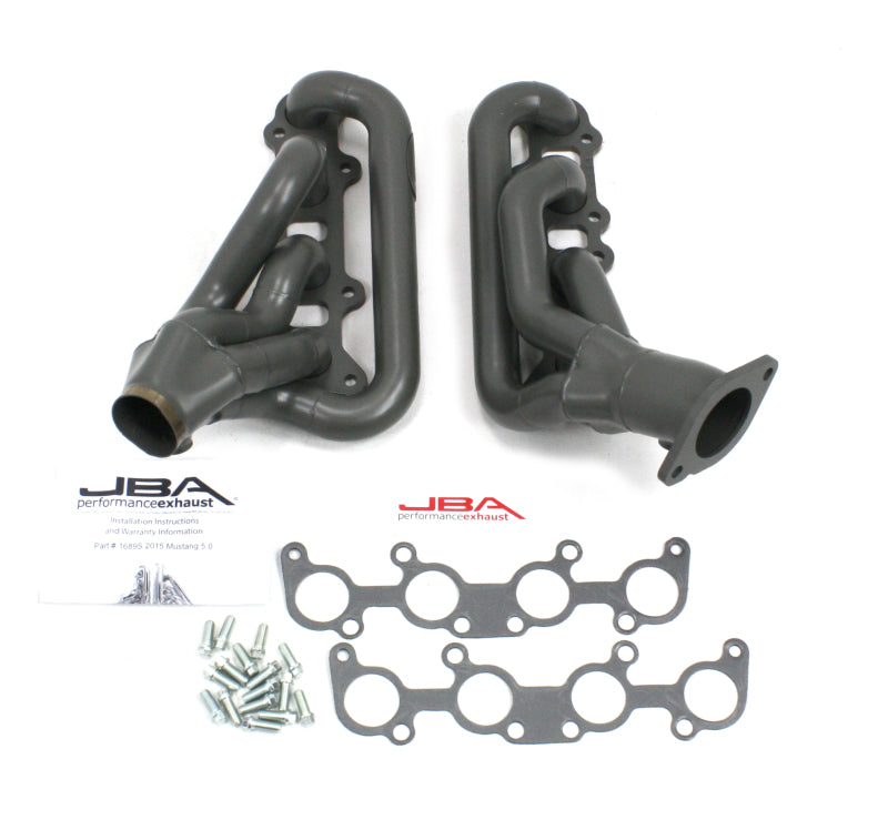 JBA 1689SJT fits Ford 15-20 Mustang 5.0L Coyote 1-3/4in Primary Ti Ctd Cat4Ward Header