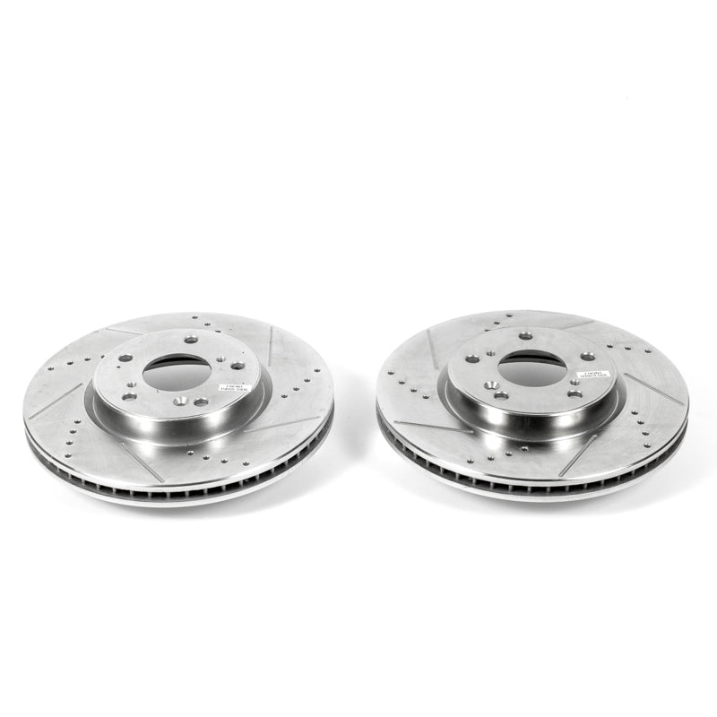 PowerStop fits Honda 13-19 Accord Front Evolution Drilled & Slotted Rotors -