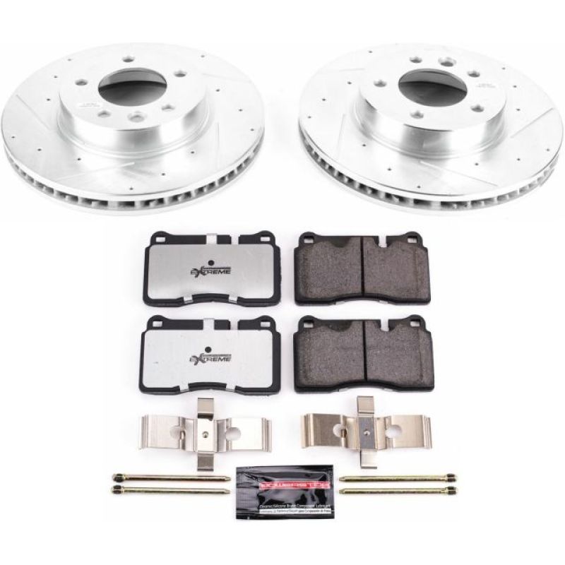 PowerStop K4656 26 06 fits Volkswagen Touareg Front Z26 Street Warrior Brake Kit