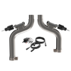 QTP 550015 2015-2017 fits Ford Mustang GT QTP Aggressor Cutout Pipes