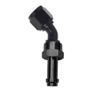 Fragola 754508-BL -8AN 45 Degree EZ Street Hose End Black