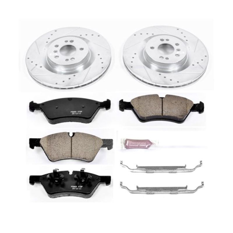 PowerStop fits Mercedes-Benz 05-06 G55 AMG Front Z23 Evolution Sport Brake Kit