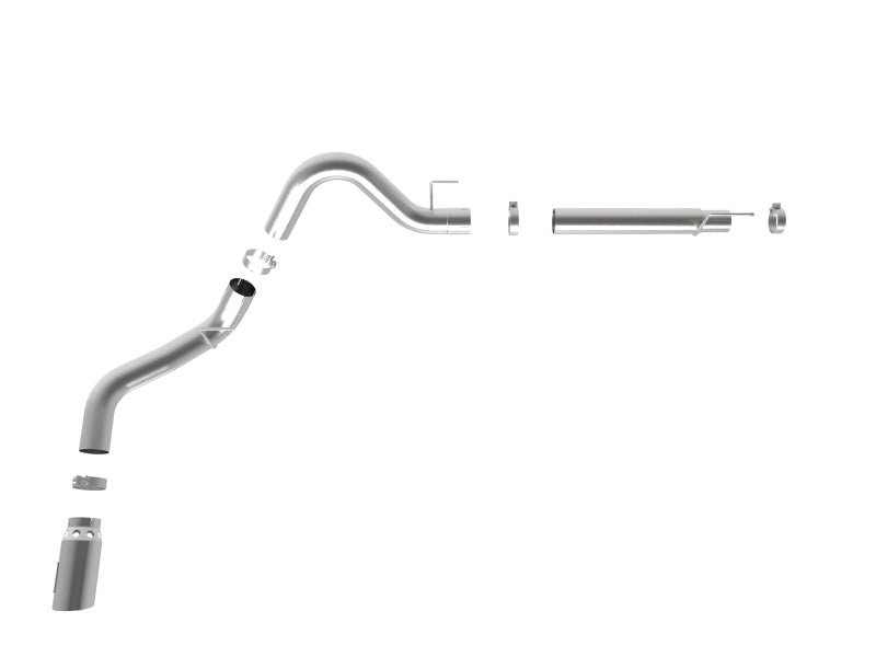 AFE 49-03106-P 4in Aluminized Steel DPF-Back Exh 18-19 fits Ford F-150 V6-3.0L