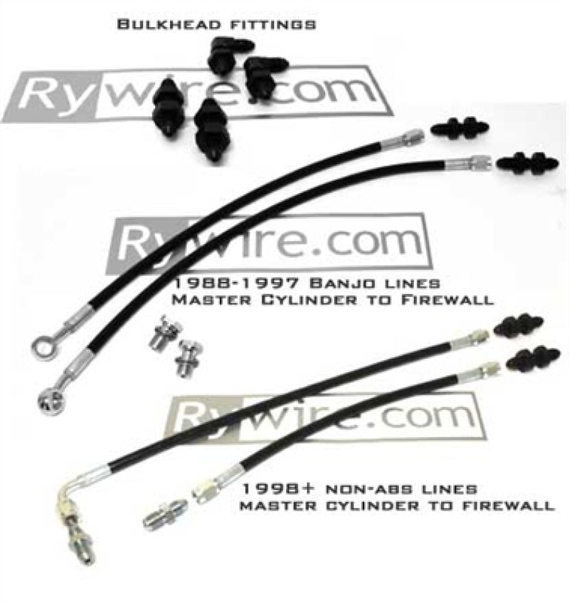 Rywire RY-PROPORTION-VALVE-RELOCATION-KIT Proportion Valve Relocation Kit (Drop Ship Only - On PO Note Vehicle and Master Cyl Type)