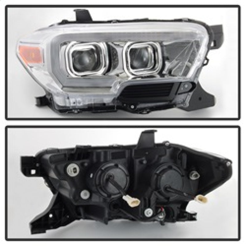 xTune 9039263 fits Toyota Tacoma 16-18 DRL Light Bar Projector Headlights - Chr