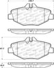 Stoptech 308.0987 Street Brake Pads