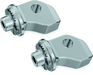 Kuryakyn 8836 Kuryakyn Splined Peg Adapters Front Indian Scout Chrome