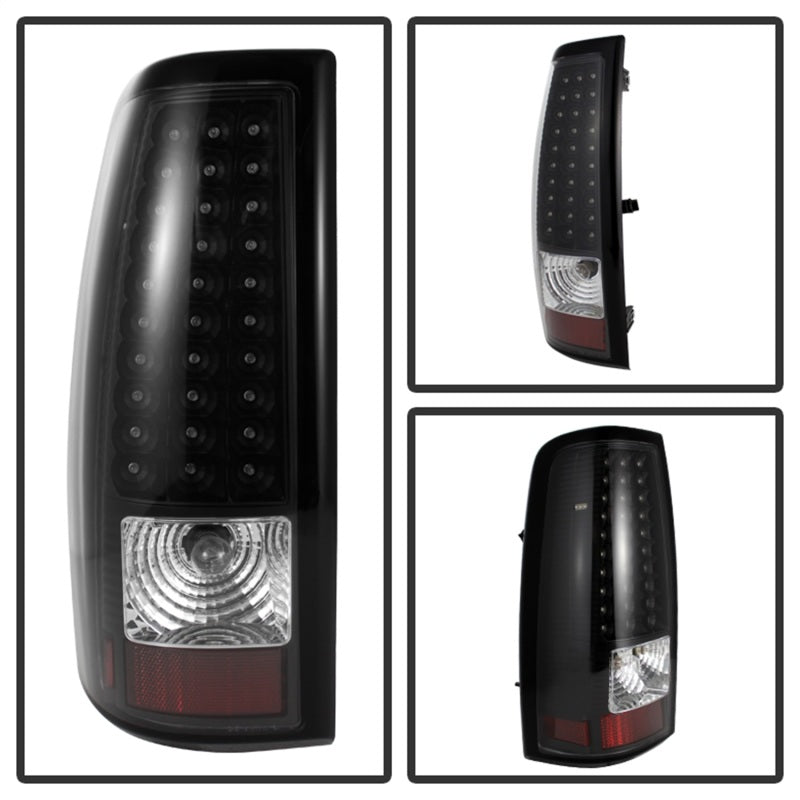 5008763 Xtune fits Silverado 1500/2500 (Will Not Fit Stepside) LED Tail Lights