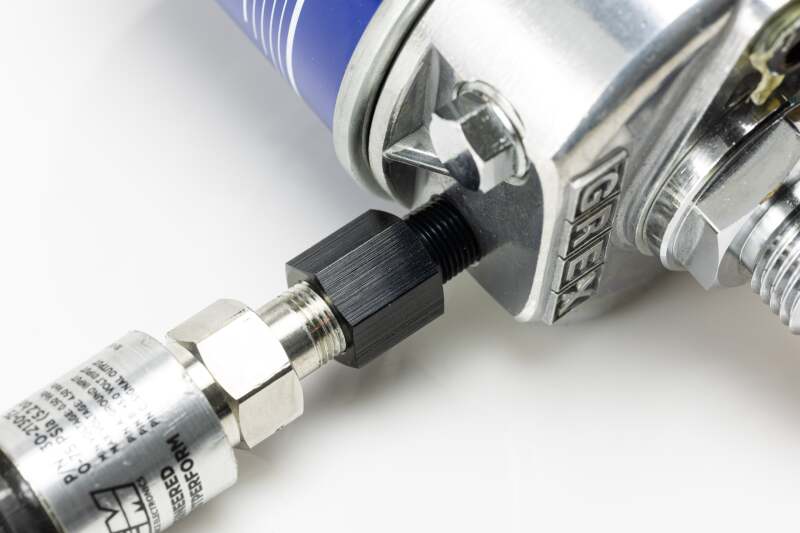 GReddy 11908610 Male 1/8BSPT to Female 1/8NPT Aluminum Sensor Adapter