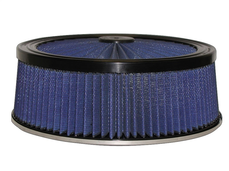 AFE 18-31405 FLOW Air Filters Round Racing P5R A/F TOP Racer 14D x 5H (Blk/Blue