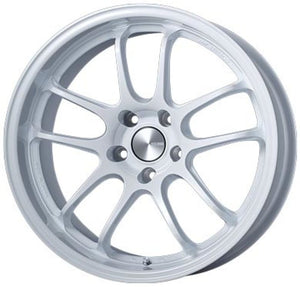 Enkei 489-8105-6522WP PF01EVO 18x10.5 22mm Offset 5x114.3 75mm Bore Pearl White Wheel Special Order / No Cancel