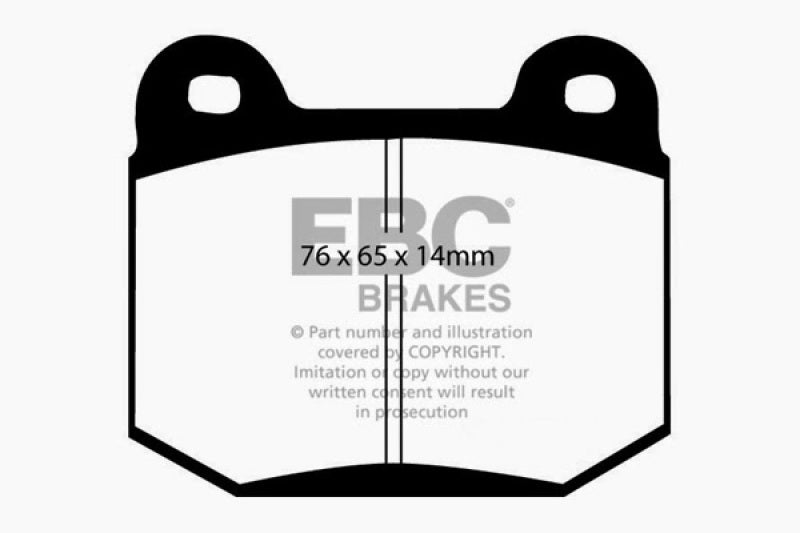 EBC DP21537 fits Infiniti 03-04 G35 3.5 (Manual) (Brembo) Greenstuff Rear Brake Pads