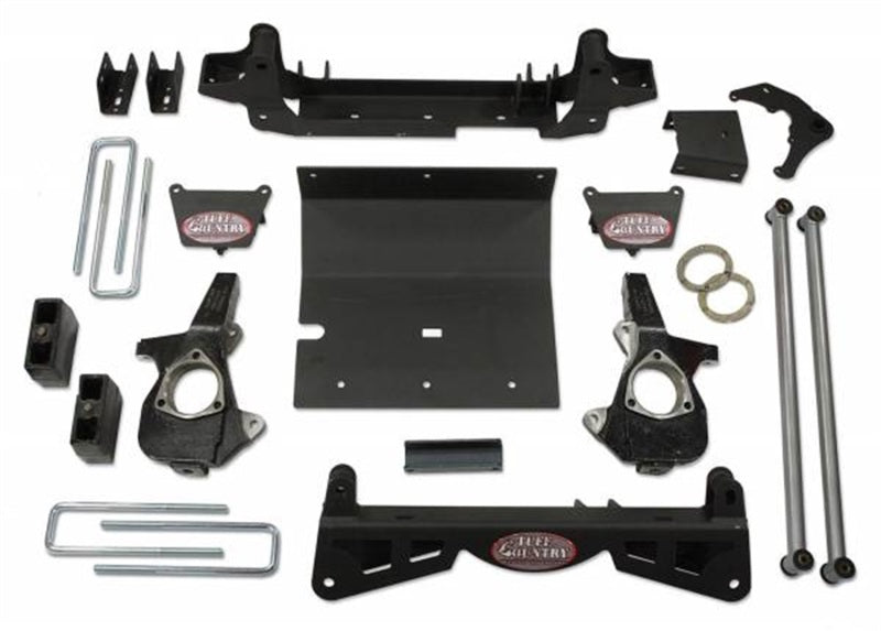 Tuff Country 16994 01-06 fits Silverado 3500 4X4 6in Lift Kit (w/3pc Sub Frm incl. Dually Models No Shocks)