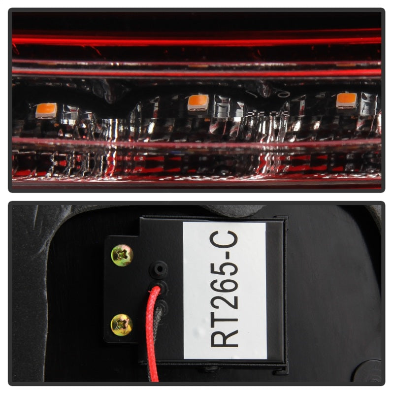 Spyder 5087973 fits Subaru 08-11 Impreza WRX 4DR LED Tail Lights - Red Clear AL