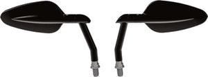 Burly B16-1502B Radar Mirror Set - Black