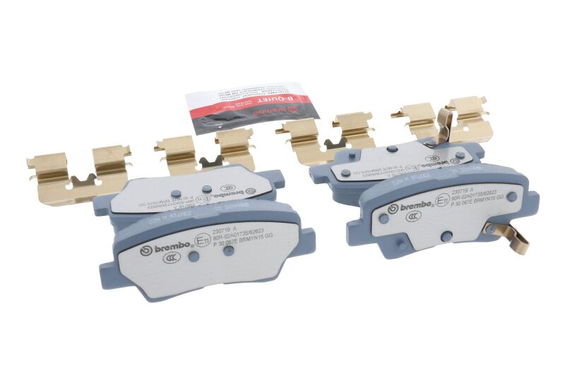 Brembo OE P30067E 17-21 fits Hyundai Ioniq Brake Pad - Rear
