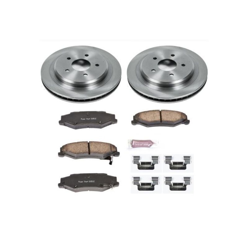 PowerStop KOE1563 fits Cadillac 04-09 XLR Rear Autospecialty Brake Kit