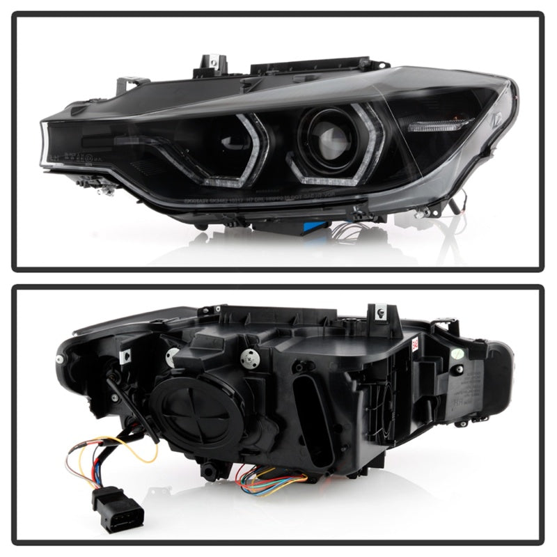 Spyder 5086754 fits BMW 12-14 F30 3 Series 4DR Projector Headlights - Black PRO