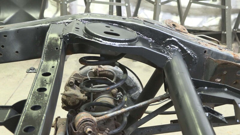 RustBuster RB8426L Rust Buster FJ Cruiser & 4Runner Rear Upper Coil Spring Bucket & Shock Mount - Left