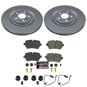 Power Stop 19-20 Audi A8 Quattro Rear Z23 Coated Brake Kit