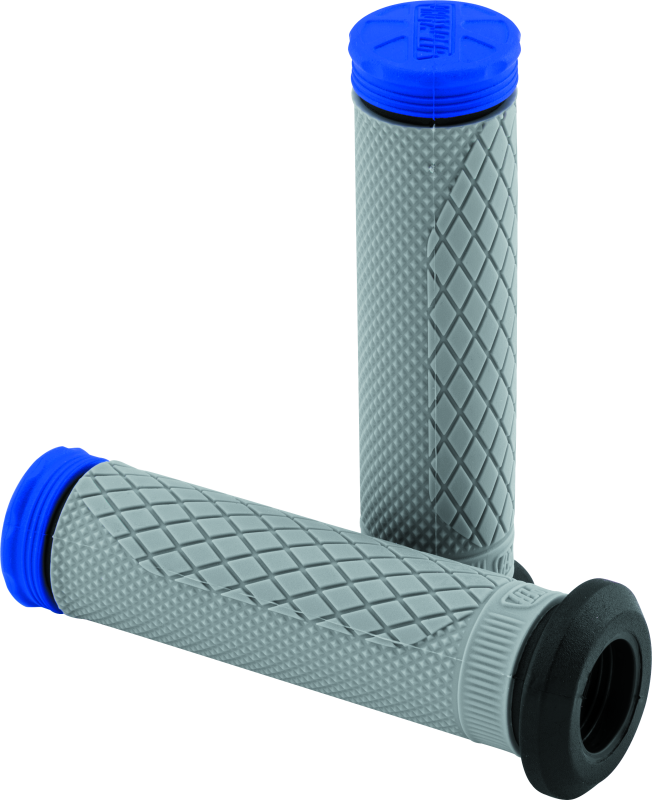 ProTaper 24879 Tri Density Full Diamond ATV Grips - Blue