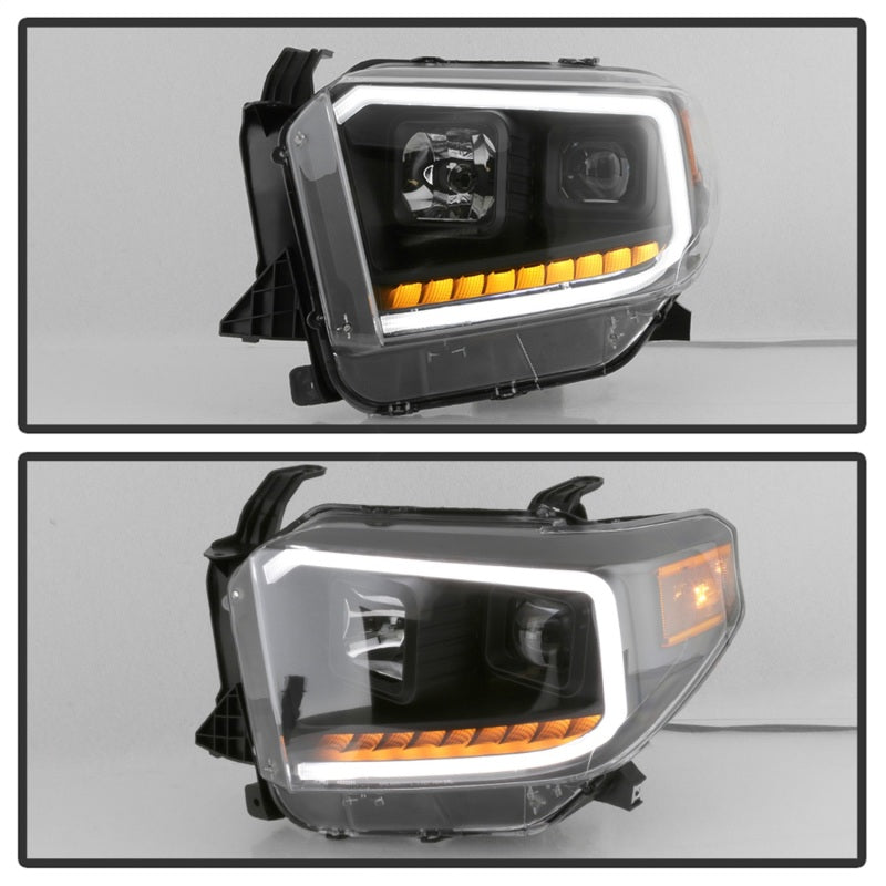 xTune 9043024 14-17 fits Toyota Tundra DRL LED Light Bar Projector Headlights -