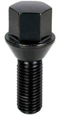 Project Kics W301B17 28MM THREAD / 52MM TOTAL Black Special Wheel Lug Bolt For fits Bmw - 12X1.50
