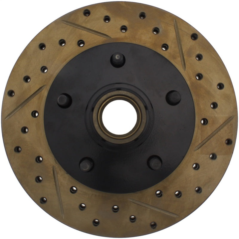Stoptech 127.62000L Slotted & Drilled Sport Brake Rotor