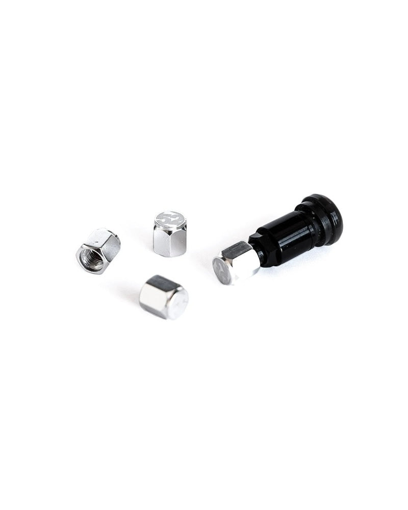 Fifteen52 52-VALVE-PACK-SILVER Valve Stem Cap Set - Silver - 4 Pieces