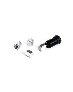 fifteen52 52-VALVE-PACK-SILVER Valve Stem Cap Set - Silver - 4 Pieces