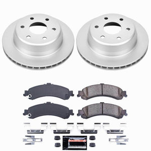 Power Stop 02-06 Cadillac Escalade Rear Z23 Coated Brake Kit