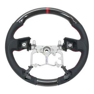 NRG 12-23 Toyota Tacoma OEM Plus Carbon Fiber Steering Wheel w/ Red Stitch & Red Center Mark