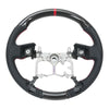 NRG 12-23 Toyota Tacoma OEM Plus Carbon Fiber Steering Wheel w/ Red Stitch & Red Center Mark