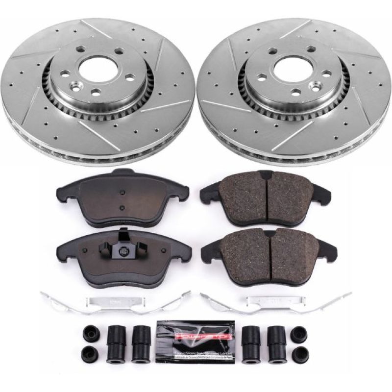 PowerStop K4701 fits Land Rover 08-15 LR2 Front Z23 Evolution Sport Brake Kit