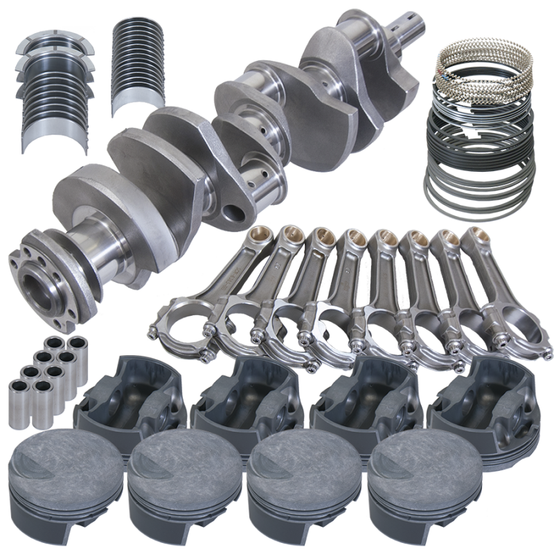Eagle 18020L070 fits Chevy 454 1Pc 4.250in Crank 6.385in I-Beam Rod -3cc Flat Top 4.320in Pistons Rotating Assembly