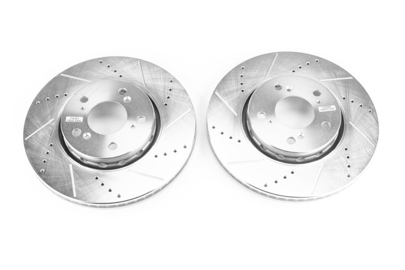 PowerStop fits Acura 14-19 RLX Front Evolution Drilled & Slotted Rotors - Pair