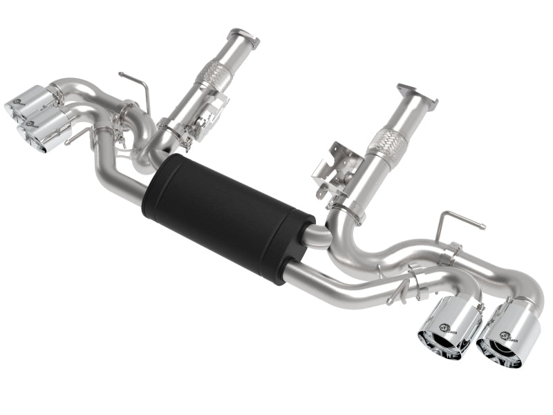 AFE 49-34127-P orce-Xp 2-1/2in 304SS Cat-Back 2020 fits Chevy Corvette (C8) 6.2