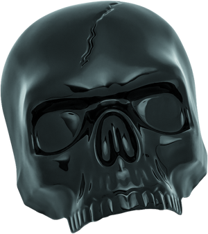 Kuryakyn 5731 Kuryakyn Skull Horn Cover Black