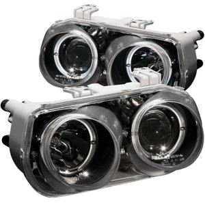 ANZO 121003 1994-1997 fits Acura Integra Projector Headlights w/ Halo Black