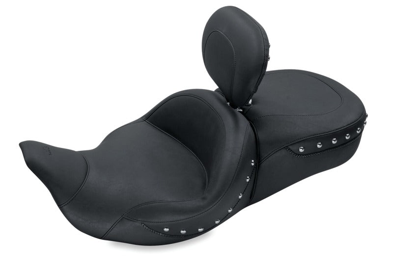 Mustang 79579 Harley Electra Glide,Rd Glide,Rd King,Str Glide Touring 1PC Seat w/DBR -Black