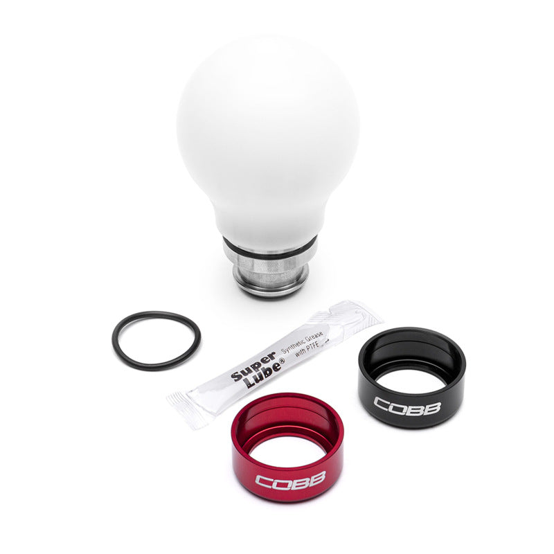 COBB 211360-W fits Subaru 5-Speed COBB Short Weighted Knob - White