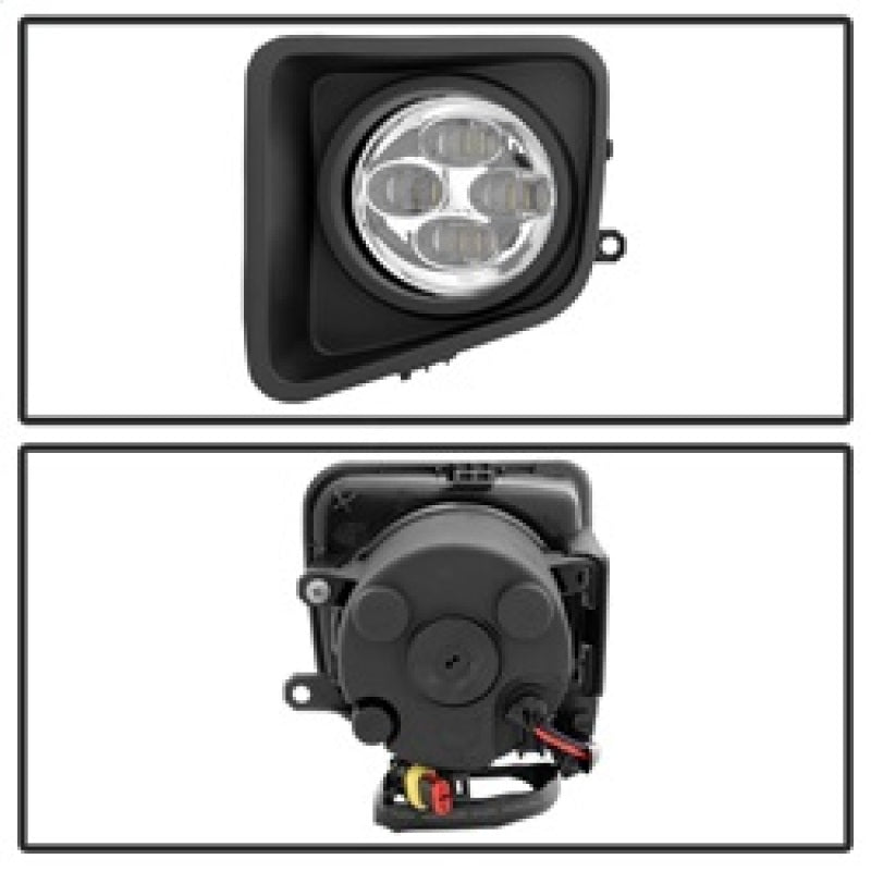 Spyder 9031540 fits Toyota 14-20 Tundra 2016 Daytime DRL LED Running Fog Lights