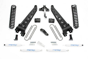 Fabtech K2304 18 fits Ford F450/F550 4WD Diesel 6in Rad Arm Sys w/Coils & Perf Shks